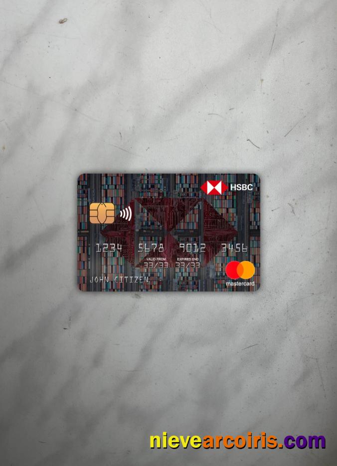 Hong Kong HSBC bank mastercard photolook